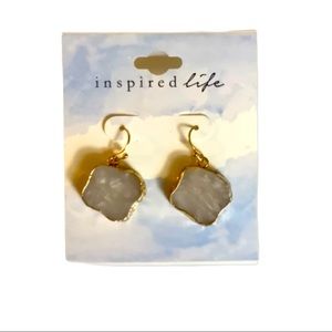 Inspired dangle earrings.